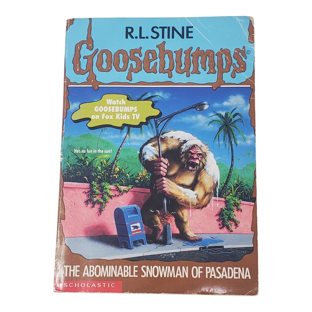 Goosebumps: The Abominable Snowman of Pasadena #38 by R. L. Stine 1995 1st Print